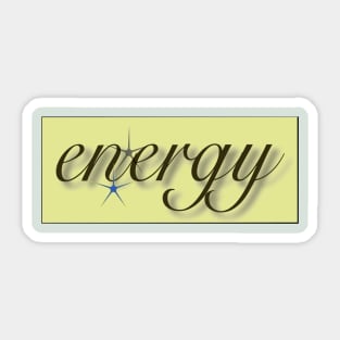 ENERGY Sticker